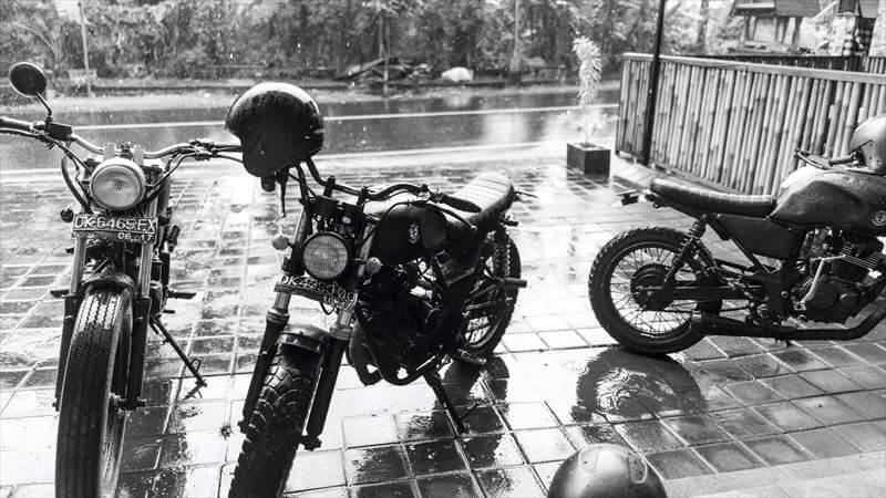 雨によるバイク劣化を防止する方法