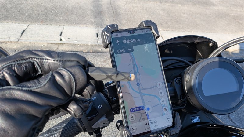 バイク専用のタッチペンで解決　まとめ